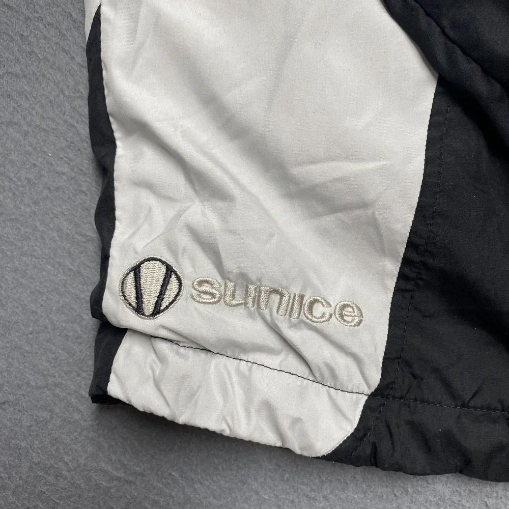 Sunice Jacket Mens‎ XL Black Gray Weather Golf Windbreaker Full Zip Lightweight